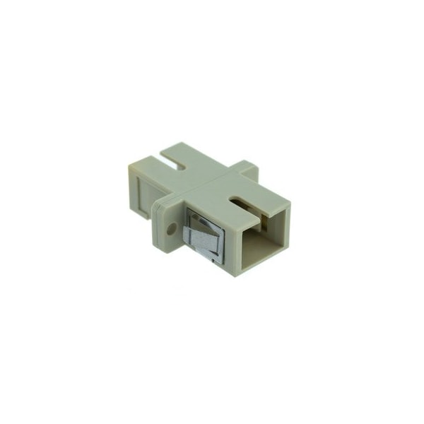 Cable Wholesale Fiber Optic Coupler, SC/SC Female, Simplex, Plastic Housing 31F2-CC400 - main